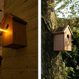 Oooms Solar Birdhouse
